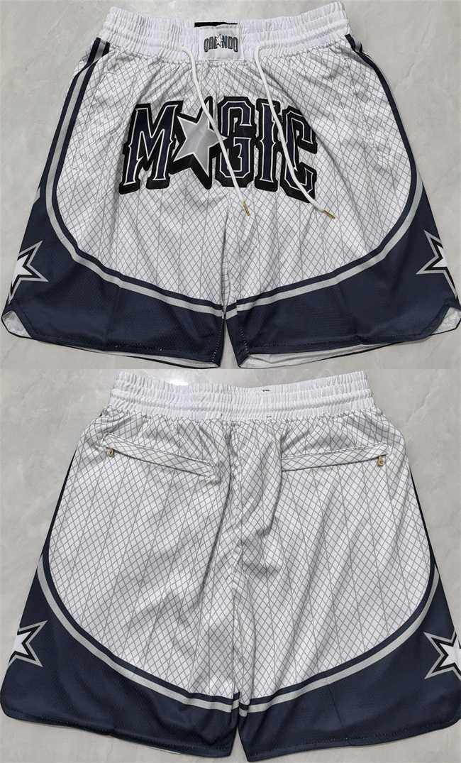 Men%27s Orlando Magic Silver City Edition Shorts(Run Small)->nba shorts->NBA Jersey